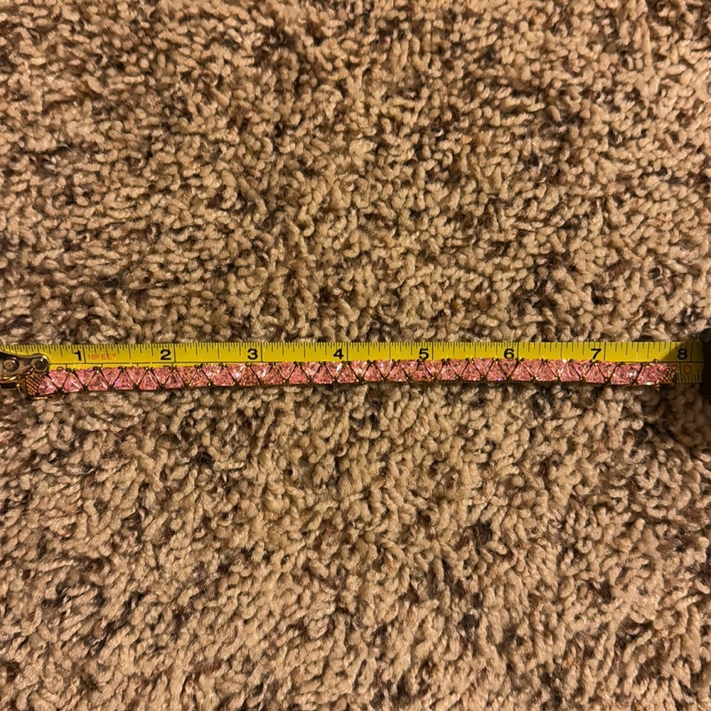 Pink Trilliant Bracelet - Picture 6 of 6